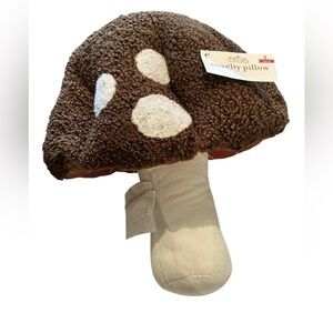 Target Brown and White Mushroom Novelty Pillow